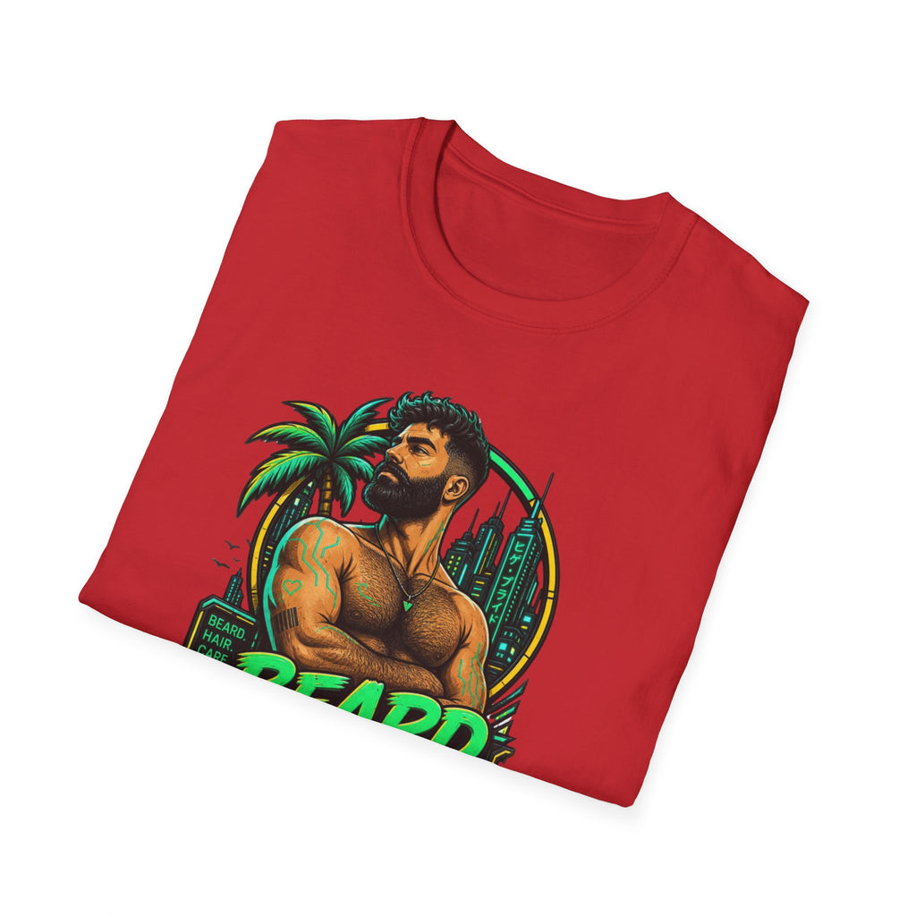 Beard Out Proud T-Shirt — Tropical Bearded Guy Graphic Tee