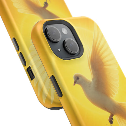 Golden Dove Magnetic Impact-Resistant Phone Case