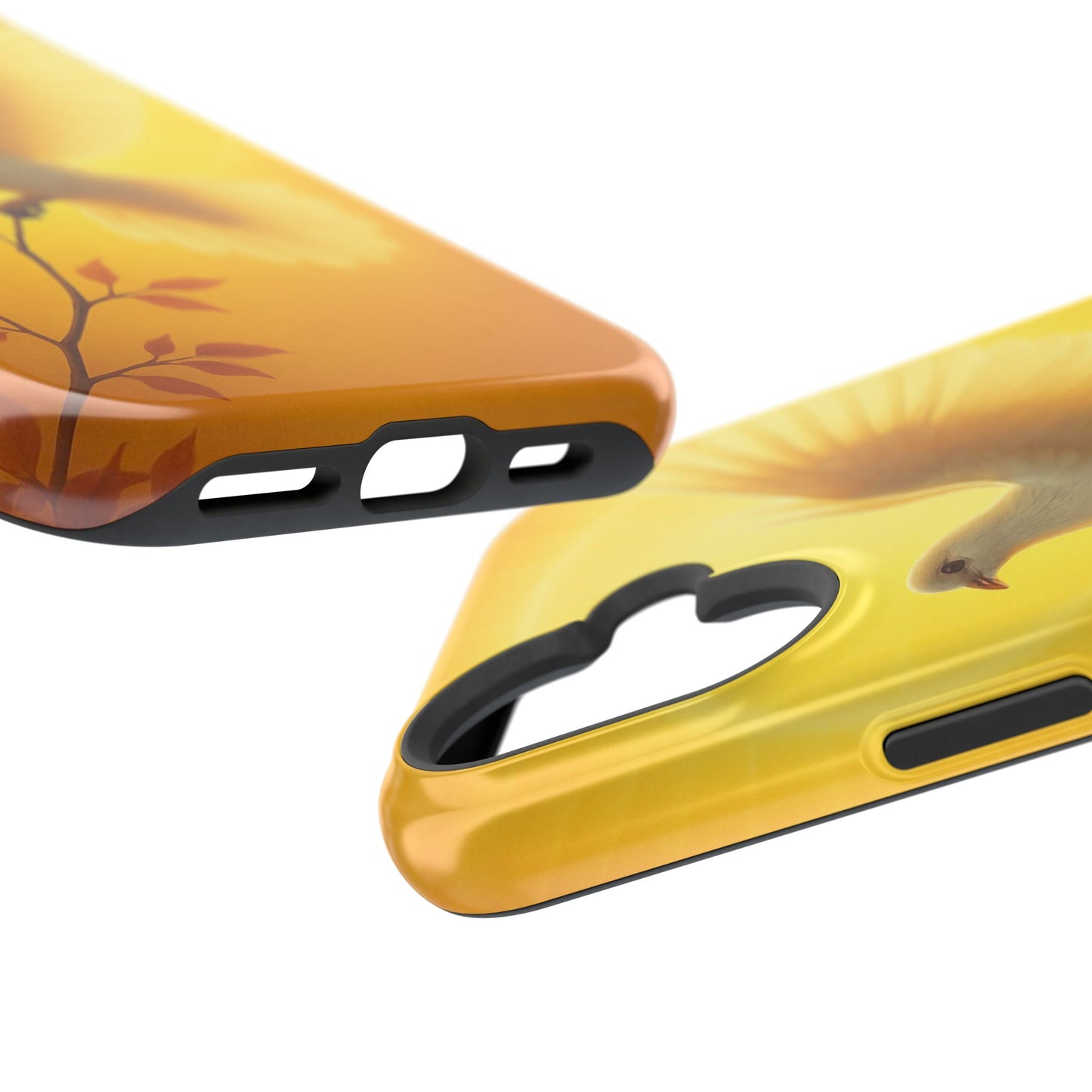 Golden Dove Magnetic Impact-Resistant Phone Case