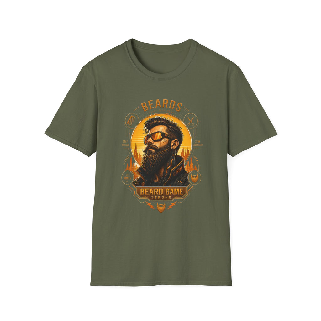 Beard Game T-Shirt — Vintage Barber Beard Club Graphic Tee
