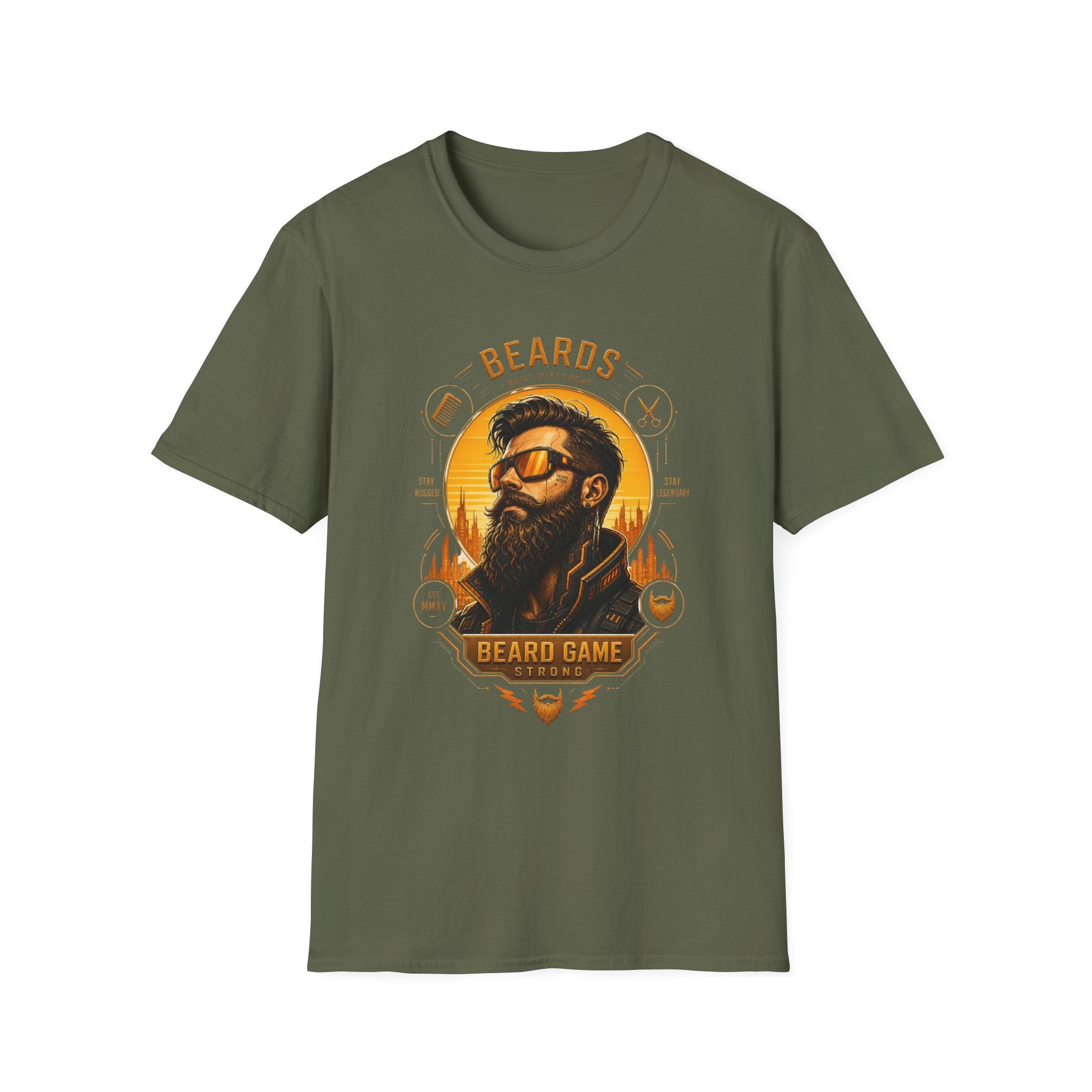Beard Game T-Shirt — Vintage Barber Beard Club Graphic Tee