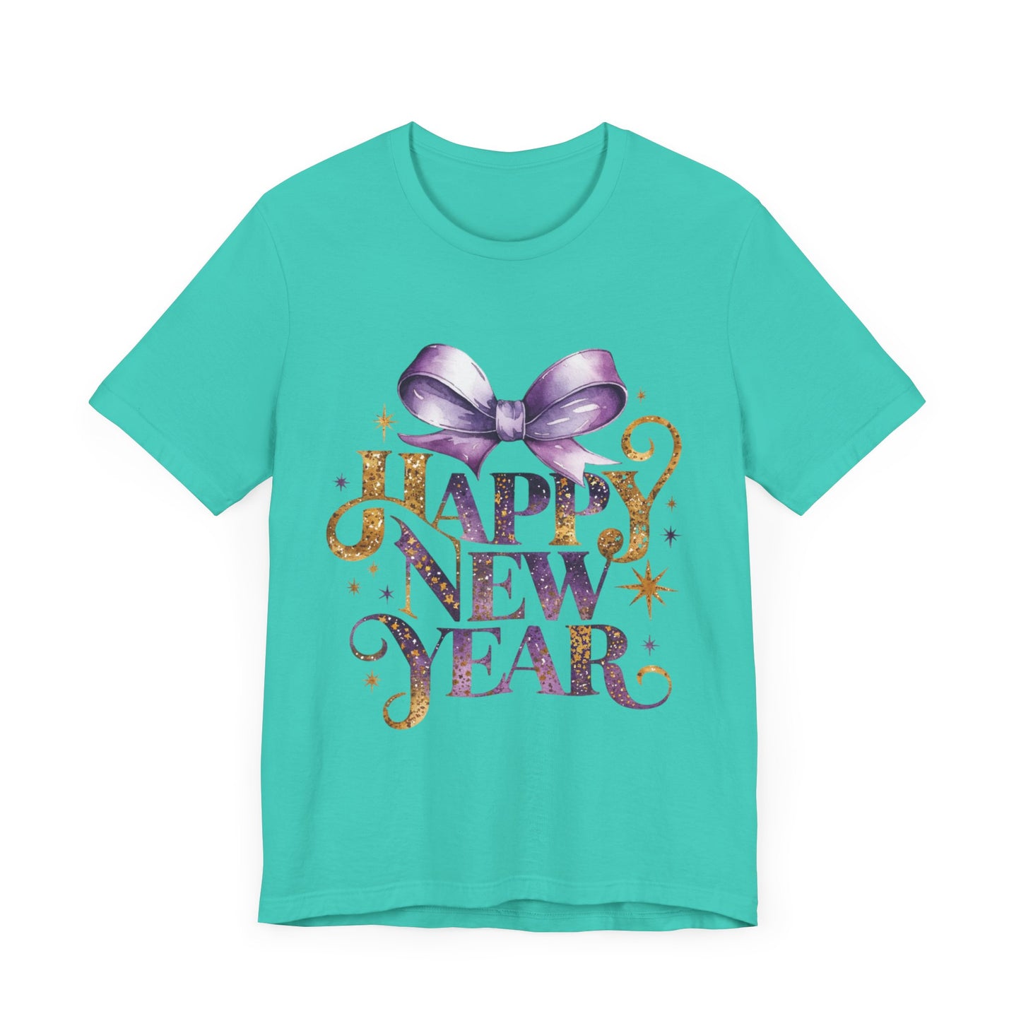 Happy New Year Unisex Jersey Tee - Festive Celebratory Shirt