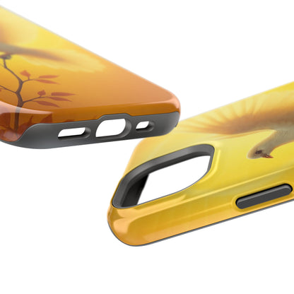 Golden Dove Magnetic Impact-Resistant Phone Case