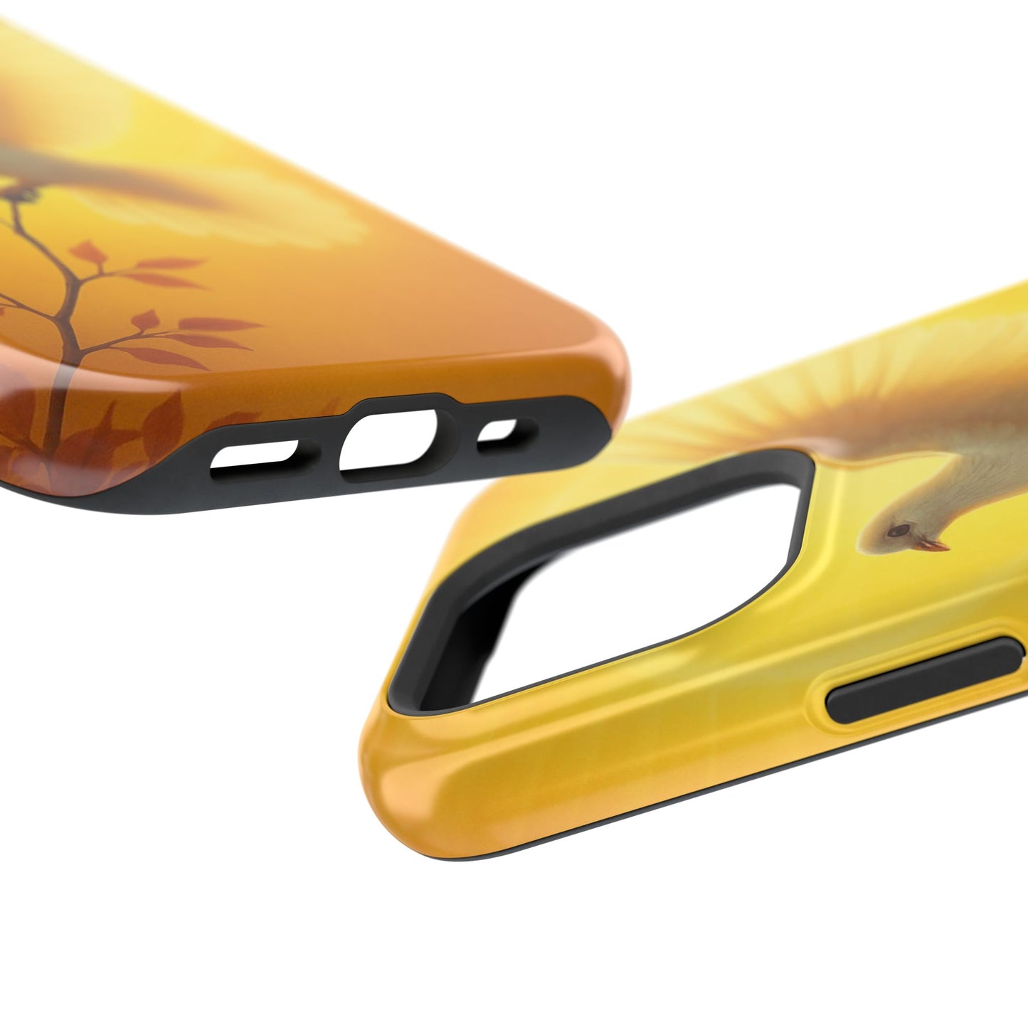 Golden Dove Magnetic Impact-Resistant Phone Case