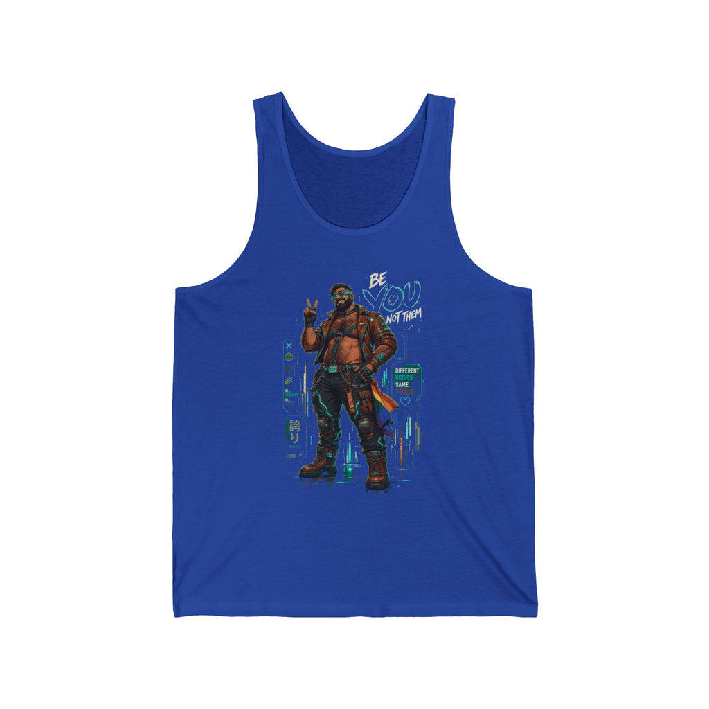 Streetwear Tank Top — Vintage-Inspired Peace Sign Soldier Graphic