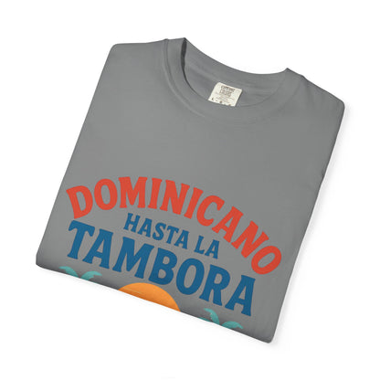 Dominican Music Graphic Tee | Unisex Garment-Dyed Shirt for Summer & Celebrations