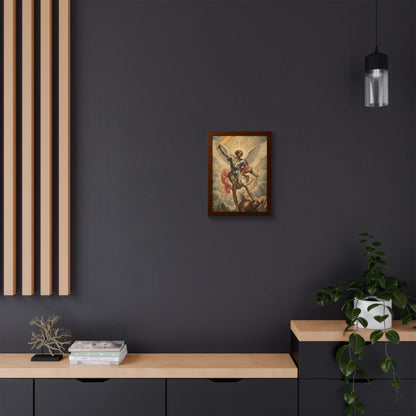 Saint Michael Archangel Framed Poster — Classic Religious Wall Art