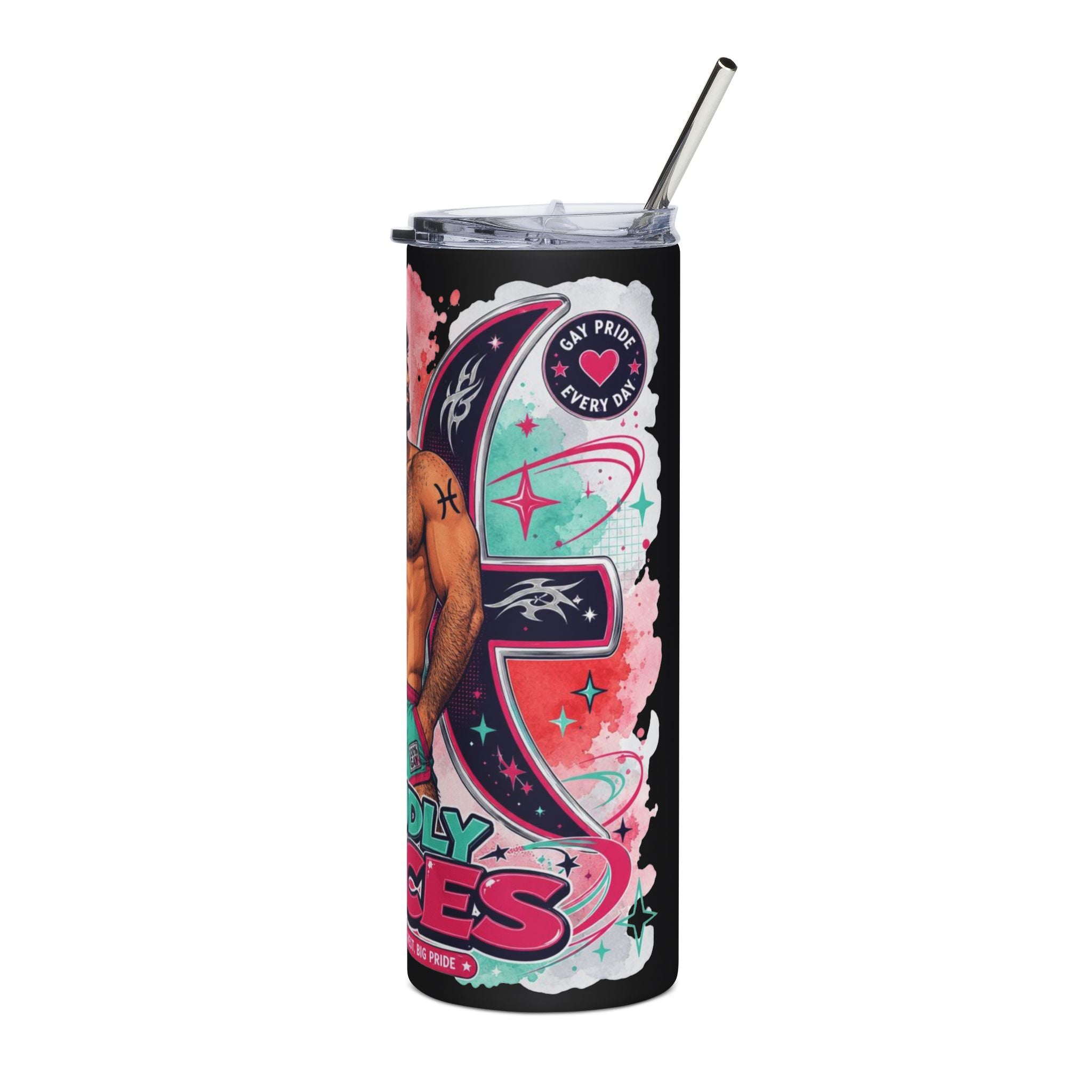 Proudly Pisces 20oz Stainless Steel Tumbler — Zodiac Water Sign Drinkware