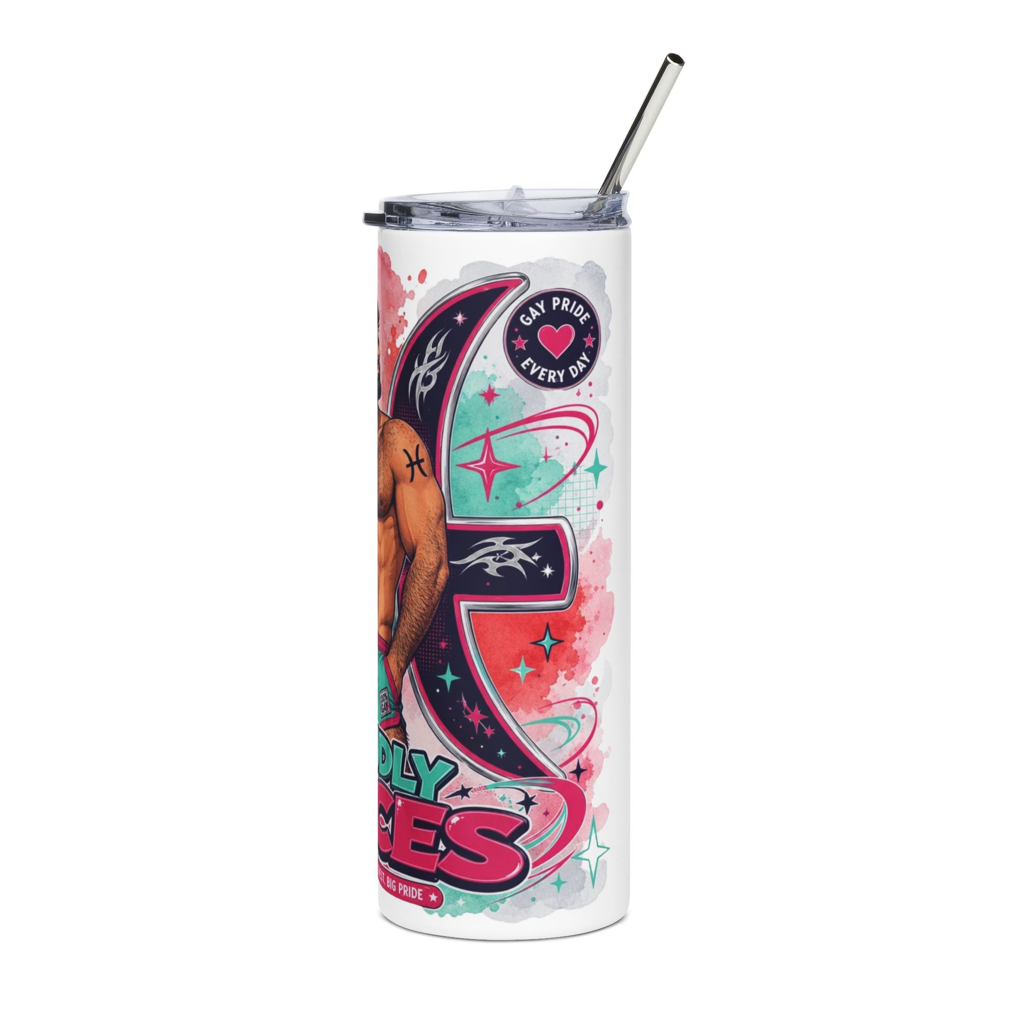 Proudly Pisces 20oz Stainless Steel Tumbler — Zodiac Water Sign Drinkware