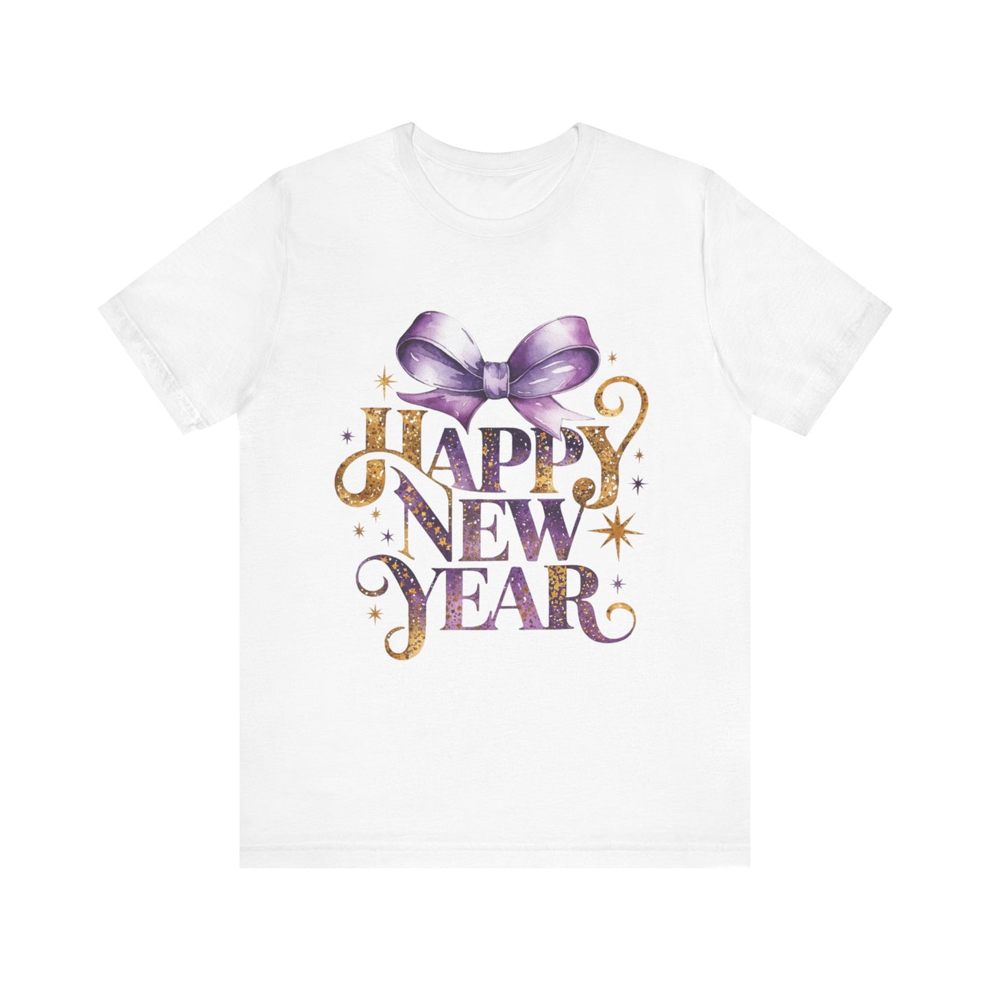 Happy New Year Unisex Jersey Tee - Festive Celebratory Shirt