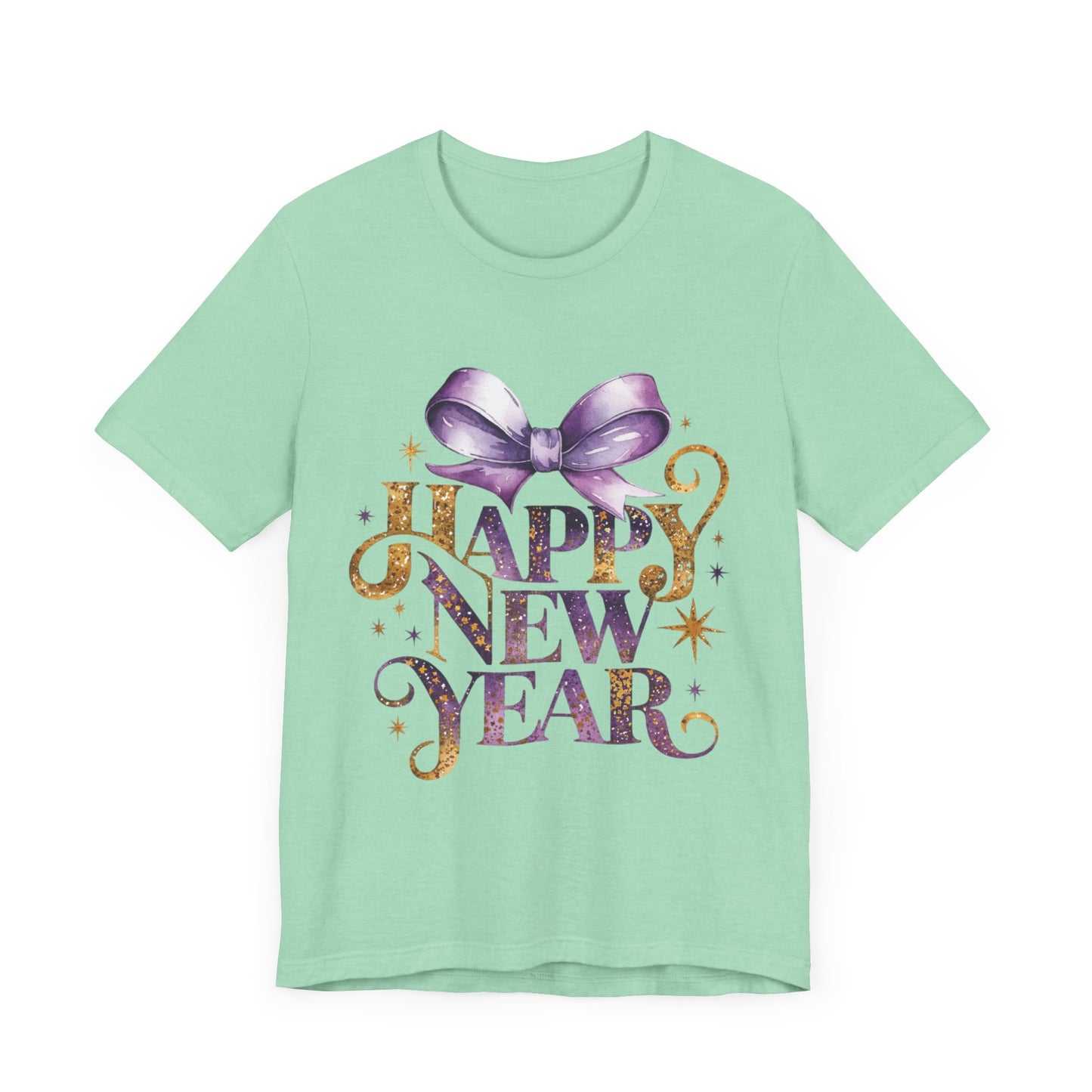 Happy New Year Unisex Jersey Tee - Festive Celebratory Shirt