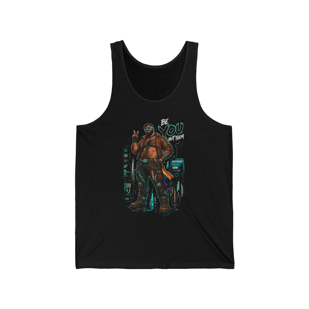 Streetwear Tank Top — Vintage-Inspired Peace Sign Soldier Graphic