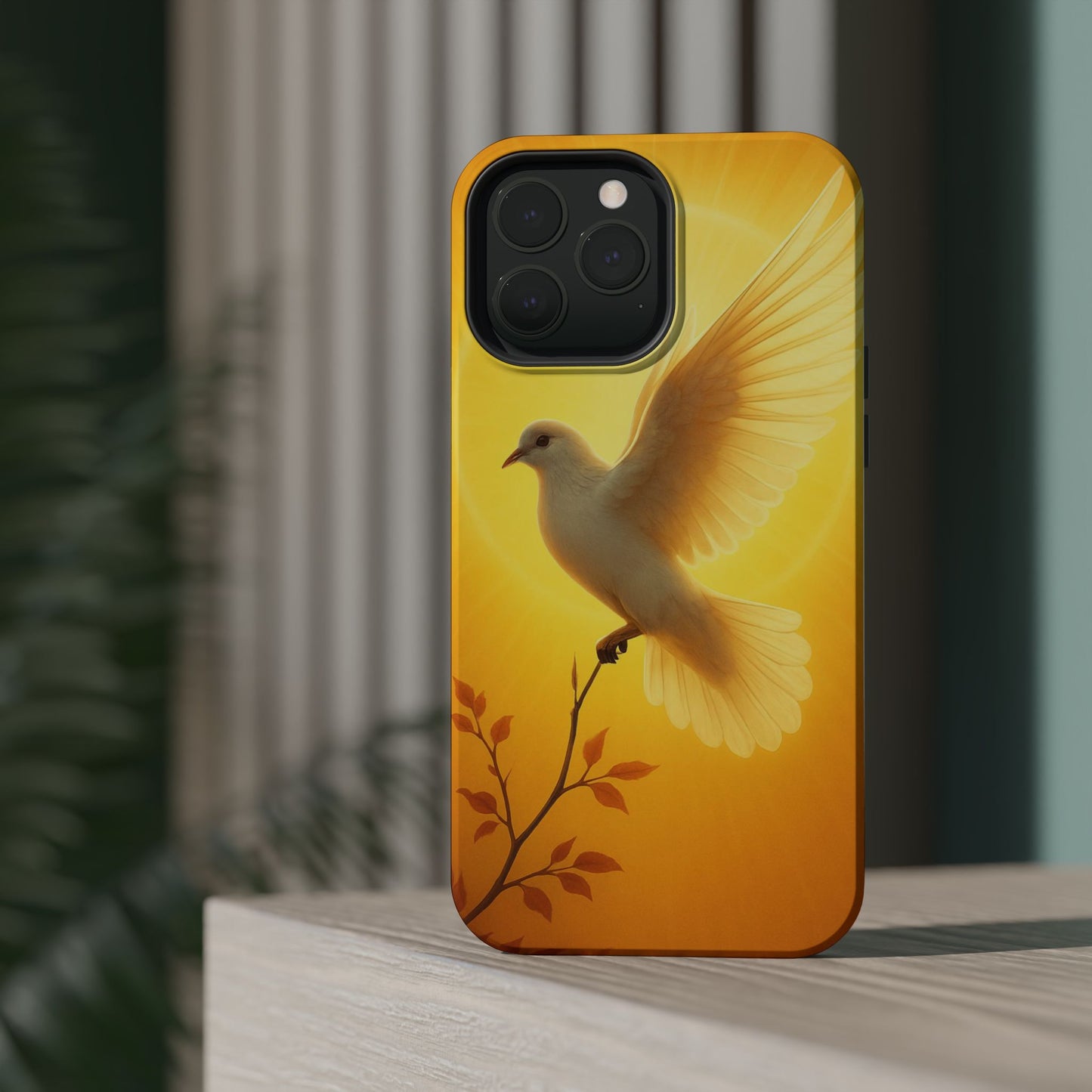 Golden Dove Magnetic Impact-Resistant Phone Case