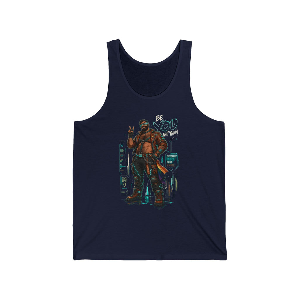 Streetwear Tank Top — Vintage-Inspired Peace Sign Soldier Graphic