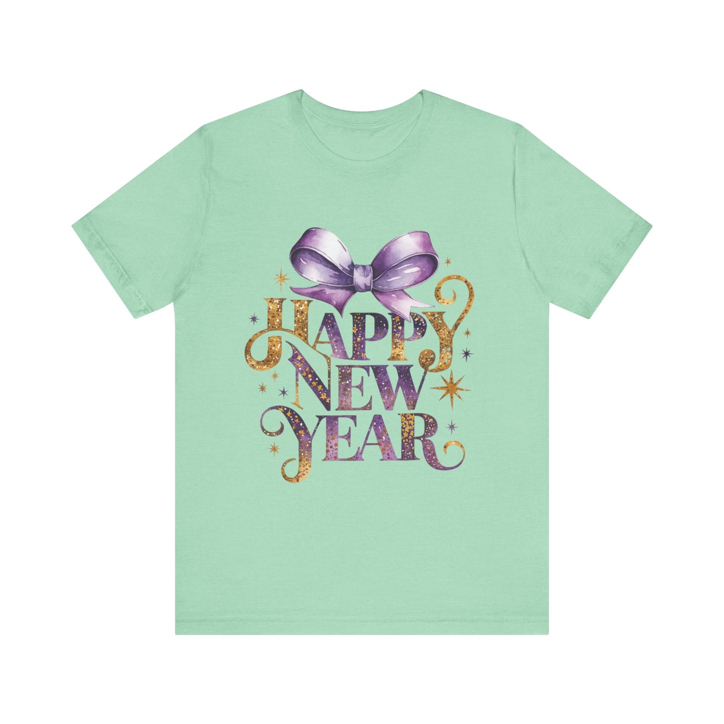 Happy New Year Unisex Jersey Tee - Festive Celebratory Shirt