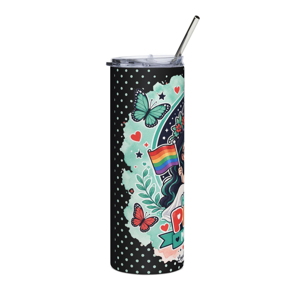 Virgo Pride Stainless Steel Tumbler — 20oz Happy Pride Month Rainbow Travel Cup