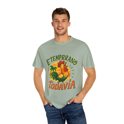 Vintage Rooster T-Shirt | Tropical Graphic Design, Perfect Gift for Summer Lovers