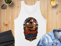 Tank top with a man and "Blessed and Grateful" Dominican heritage design.