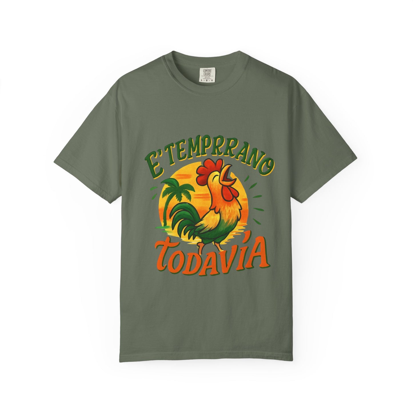 Vintage Rooster T-Shirt | Tropical Graphic Design, Perfect Gift for Summer Lovers