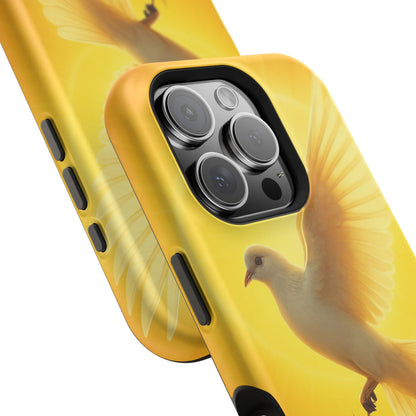 Golden Dove Magnetic Impact-Resistant Phone Case
