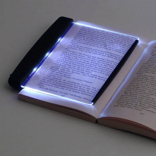 Lámpara LED creativa de libro con forma de placa plana