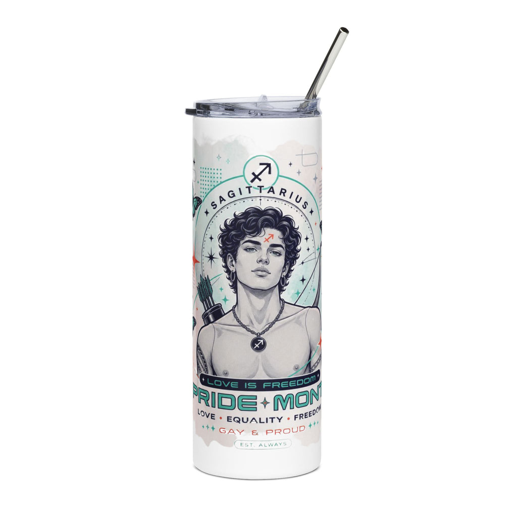 Sagittarius Pride Month 20oz Stainless Tumbler