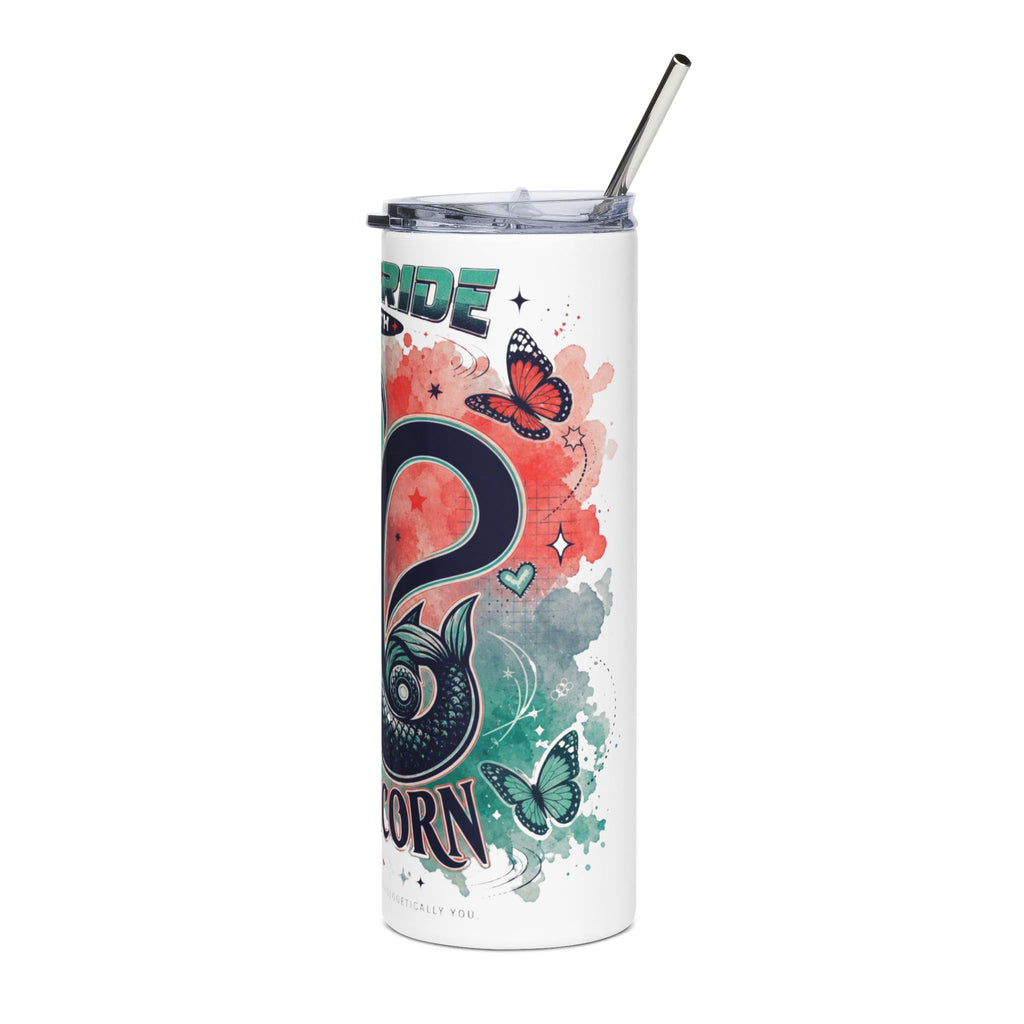 Capricorn Pride 20oz Stainless Steel Tumbler – Zodiac Goat Design