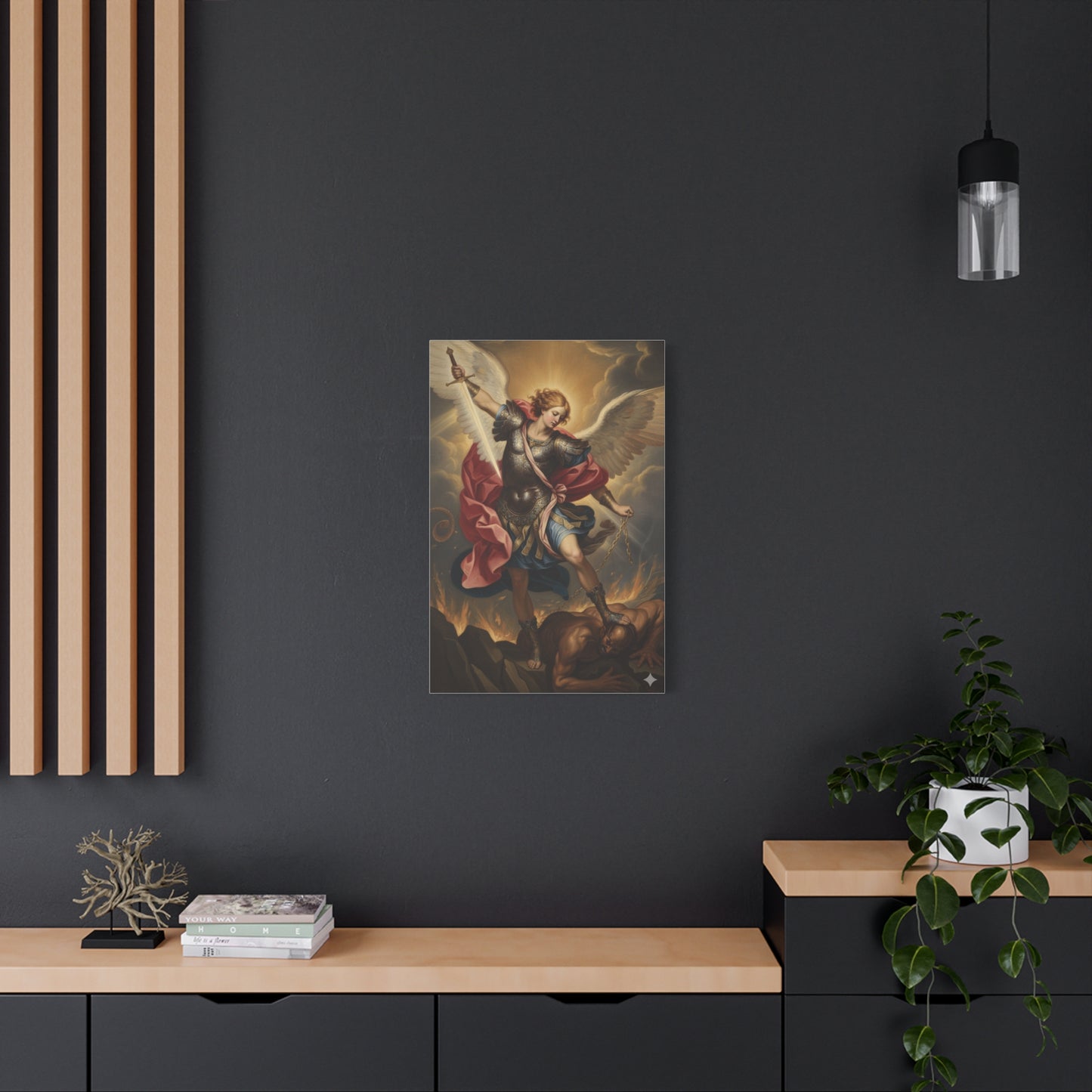 St. Michael Archangel Canvas Art Wrap – Classic Religious Wall Art