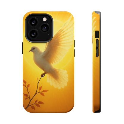 Golden Dove Magnetic Impact-Resistant Phone Case