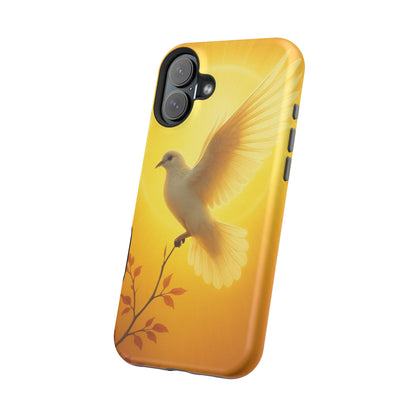 Golden Dove Magnetic Impact-Resistant Phone Case