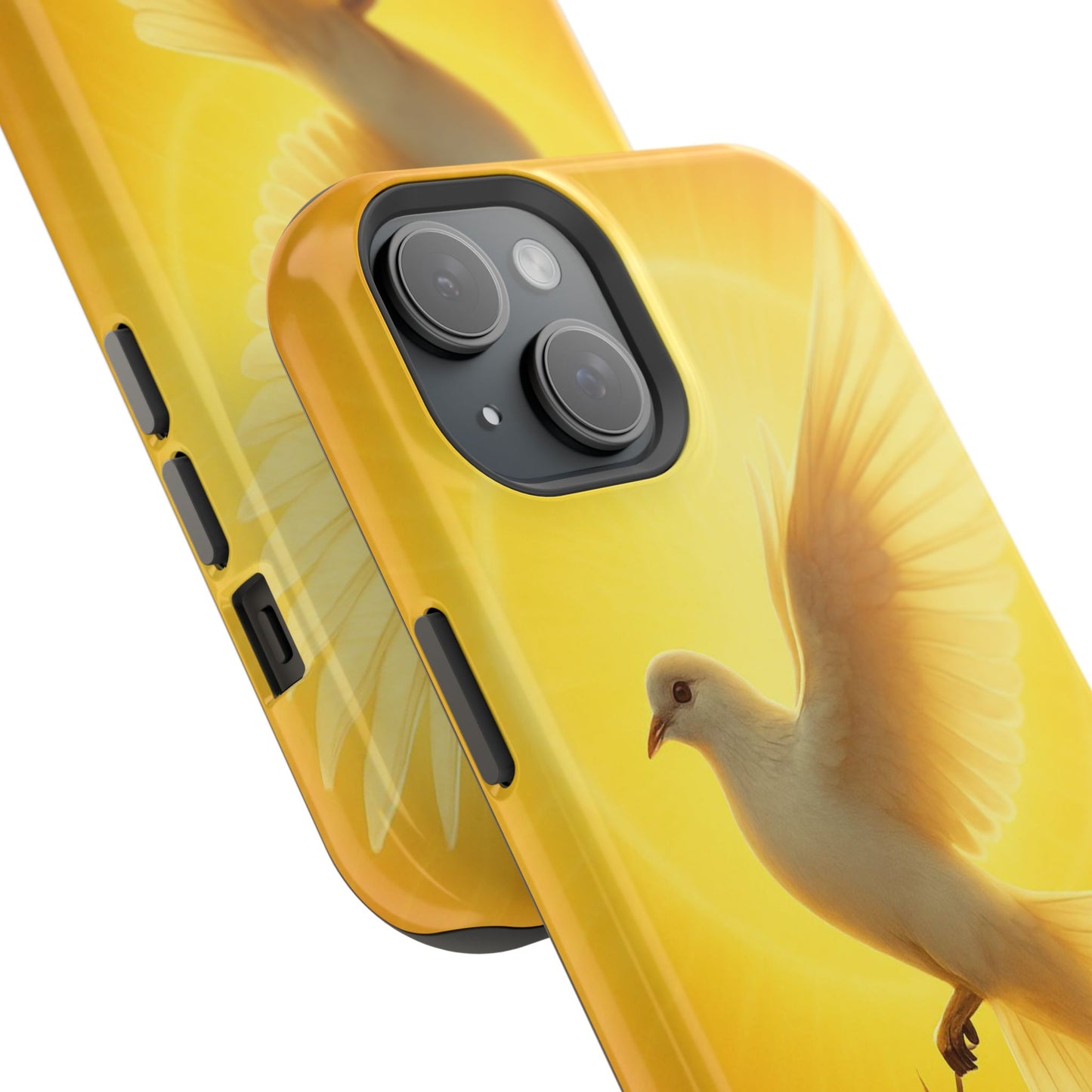 Golden Dove Magnetic Impact-Resistant Phone Case