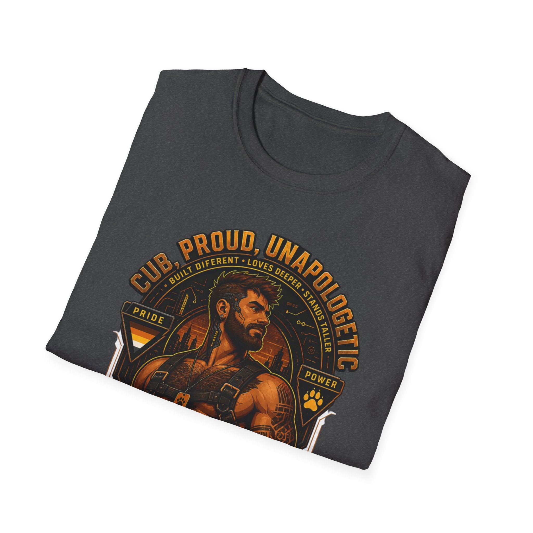 Built in Hardness Wired for Love T-Shirt — Proud, Unapologetic Mens Graphic Tee