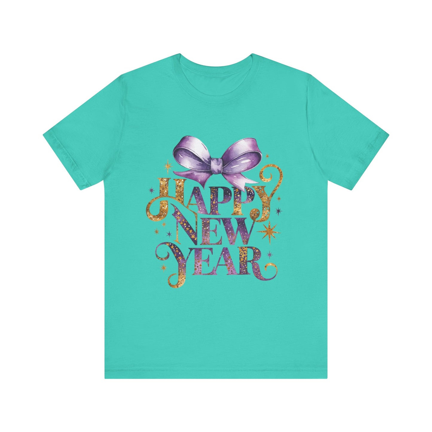 Happy New Year Unisex Jersey Tee - Festive Celebratory Shirt