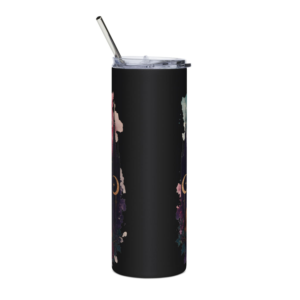 Proud Aries 20oz Stainless Steel Tumbler — Zodiac Pride Rainbow Heart