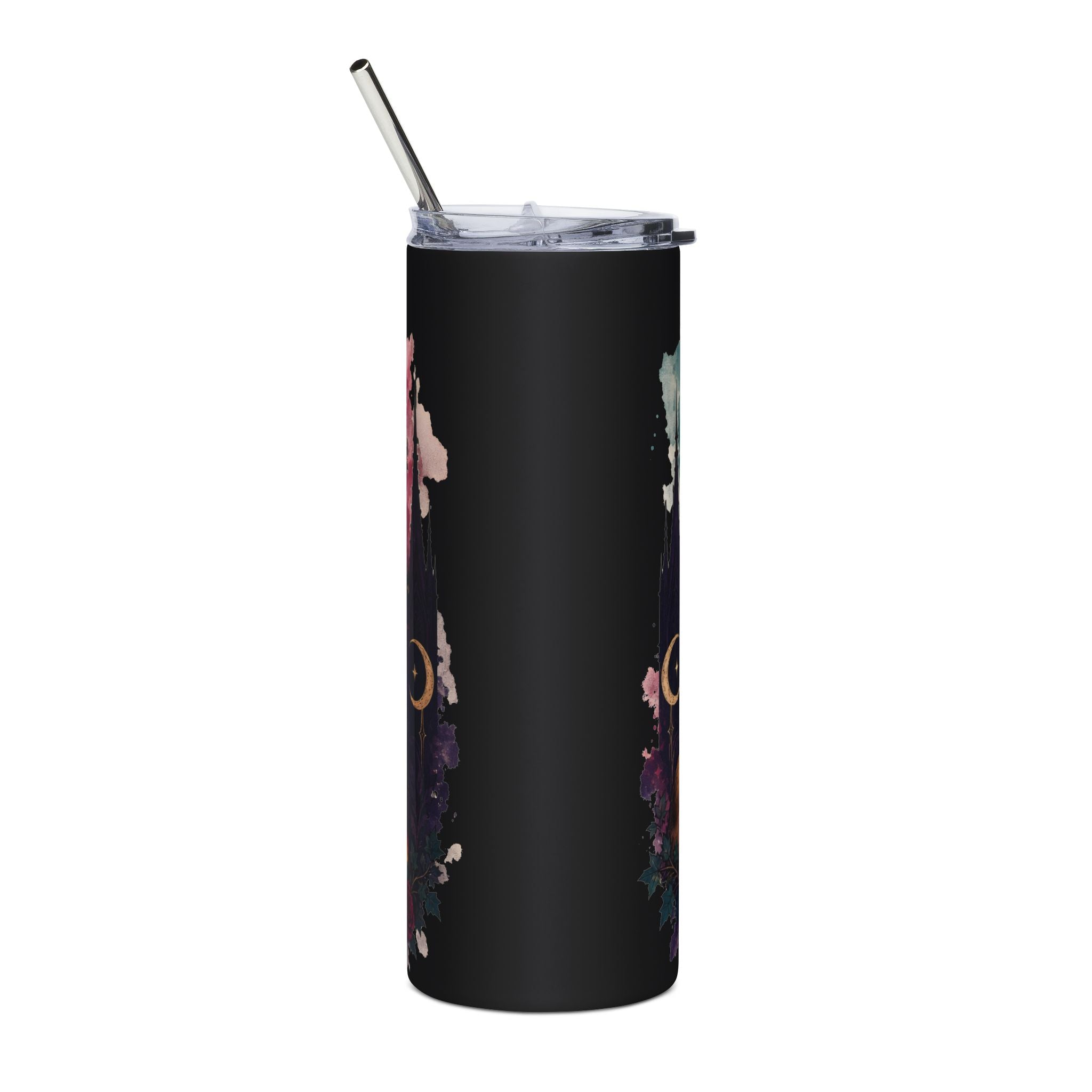 Proud Aries 20oz Stainless Steel Tumbler — Zodiac Pride Rainbow Heart