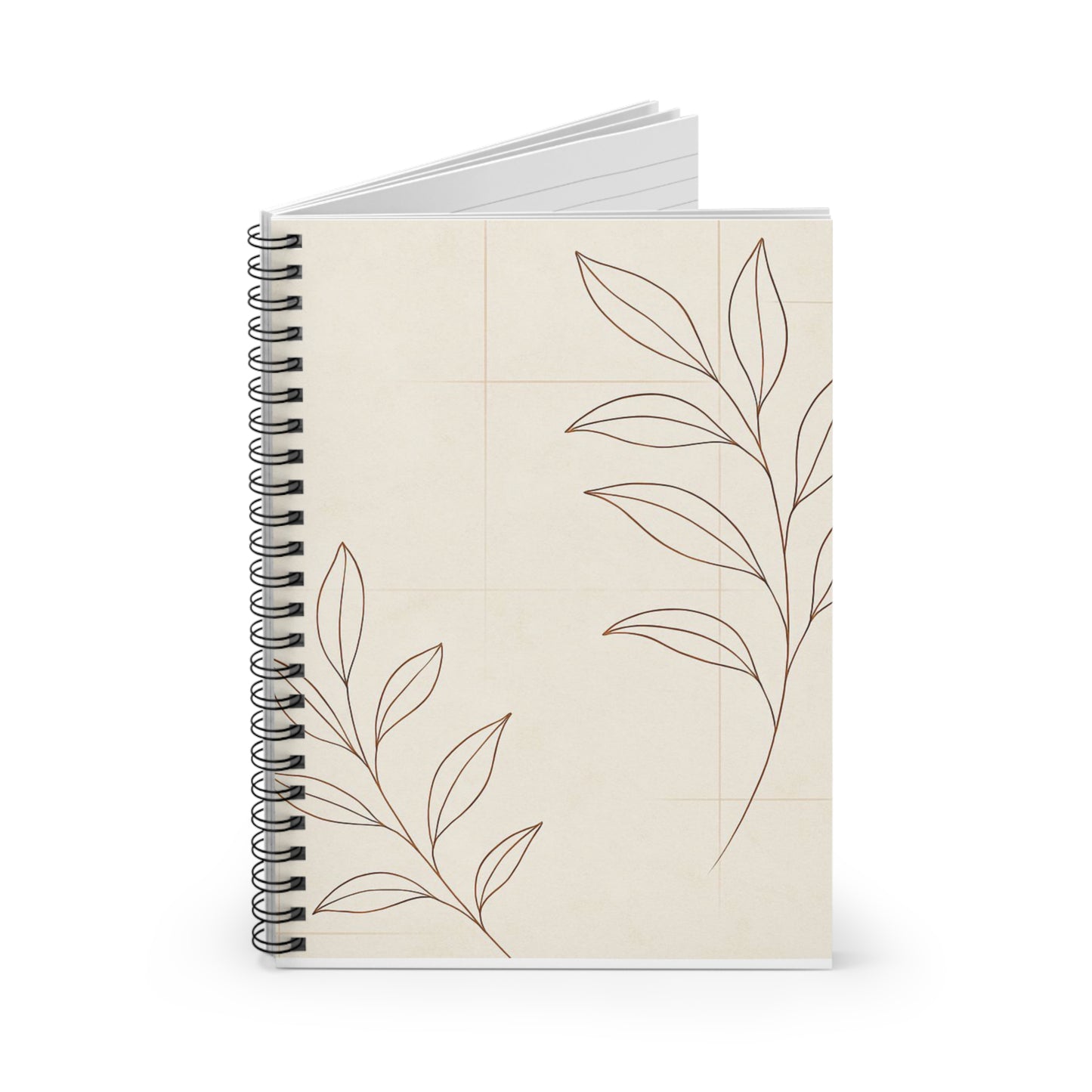 Elegant Floral Spiral Notebook - Perfect for Journaling, Note-taking, Gifts for Students, Writers, and Nature Lovers