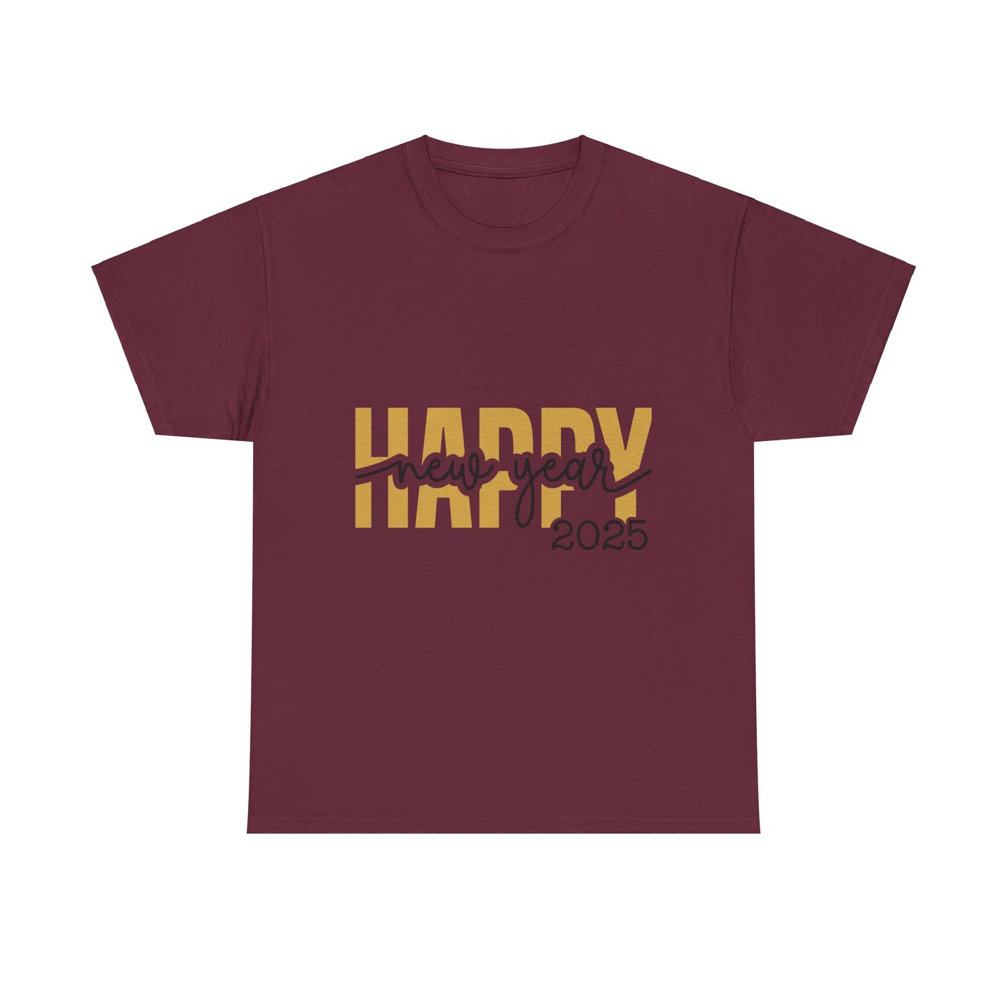 Happy New Year 2025 Unisex Heavy Cotton Tee