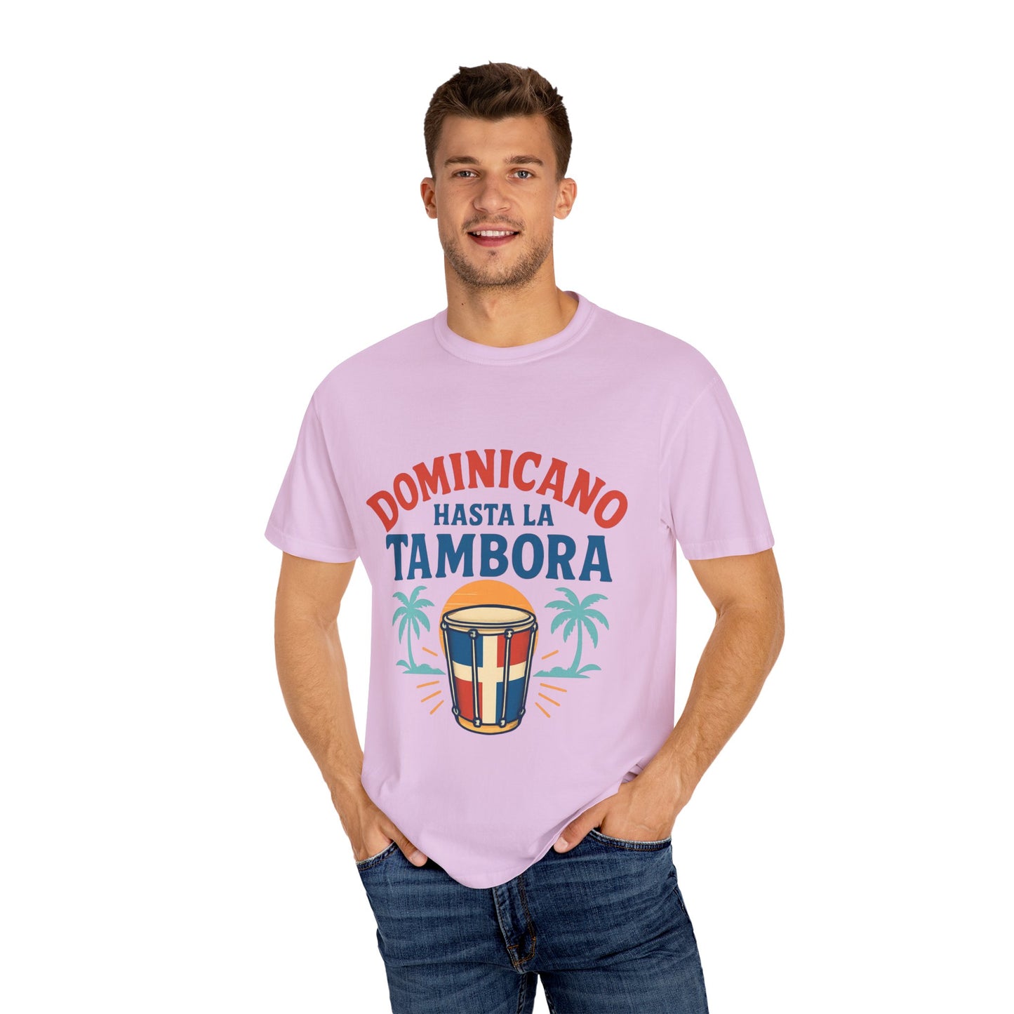 Dominican Music Graphic Tee | Unisex Garment-Dyed Shirt for Summer & Celebrations