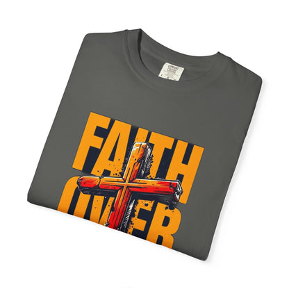 Inspirational T-Shirt – “Faith Over Fear” | Faith-Based Comfort Tee for Everyday Strength
