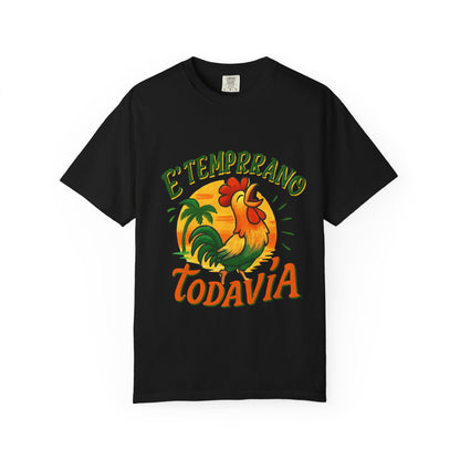 Vintage Rooster T-Shirt | Tropical Graphic Design, Perfect Gift for Summer Lovers