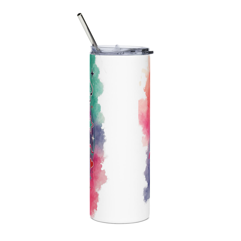 Virgo Pride 20oz Stainless Steel Tumbler — Rainbow Zodiac Drink Cup