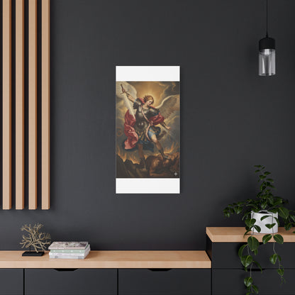 St. Michael Archangel Canvas Art Wrap – Classic Religious Wall Art