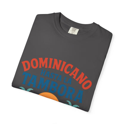 Dominican Music Graphic Tee | Unisex Garment-Dyed Shirt for Summer & Celebrations