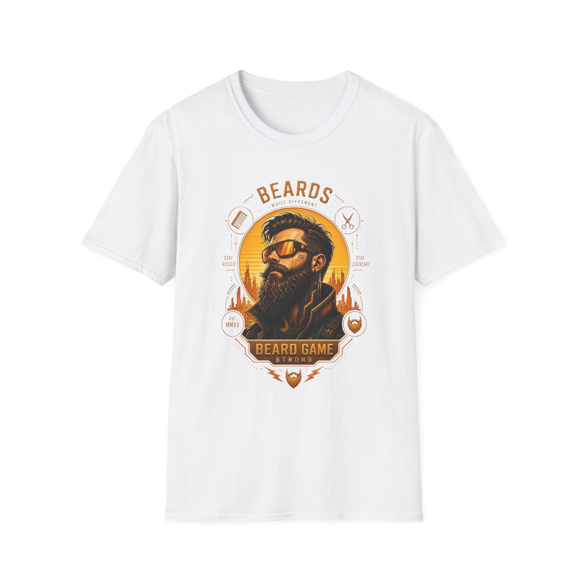 Beard Game T-Shirt — Vintage Barber Beard Club Graphic Tee