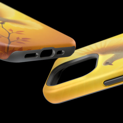 Golden Dove Magnetic Impact-Resistant Phone Case