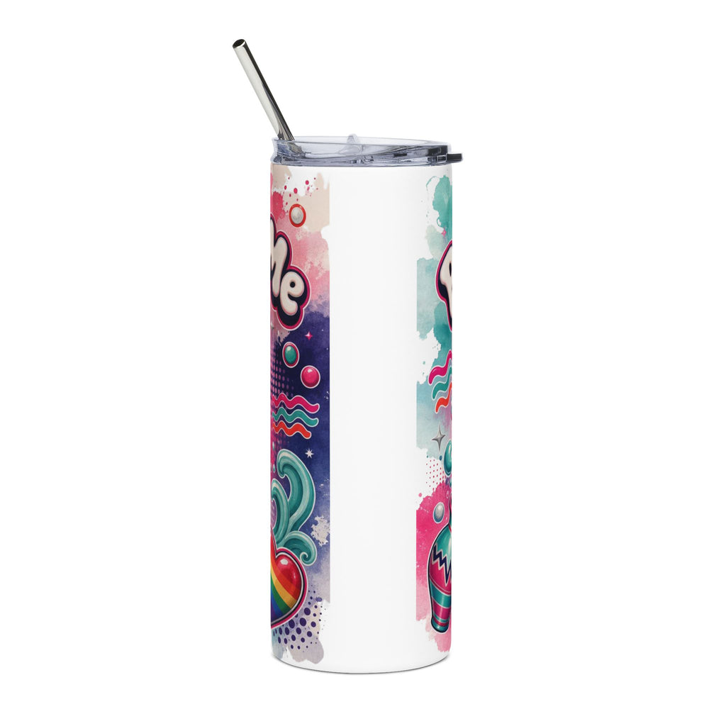 Aquarius Pride Tumbler - 20oz Stainless Steel Zodiac Travel Cup