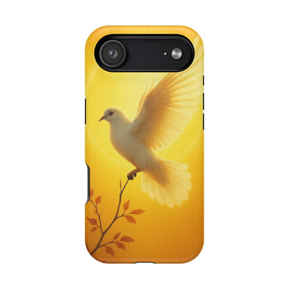 Golden Dove Magnetic Impact-Resistant Phone Case