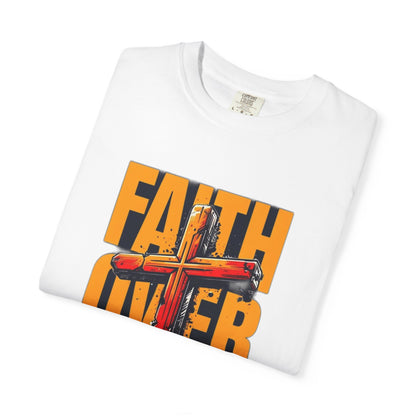 Inspirational T-Shirt – “Faith Over Fear” | Faith-Based Comfort Tee for Everyday Strength
