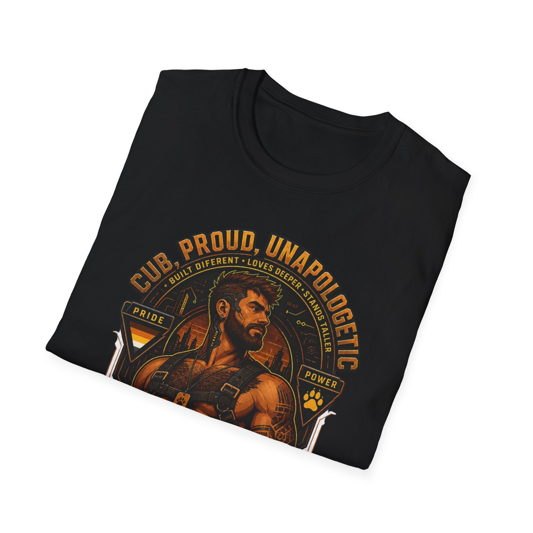 Built in Hardness Wired for Love T-Shirt — Proud, Unapologetic Mens Graphic Tee