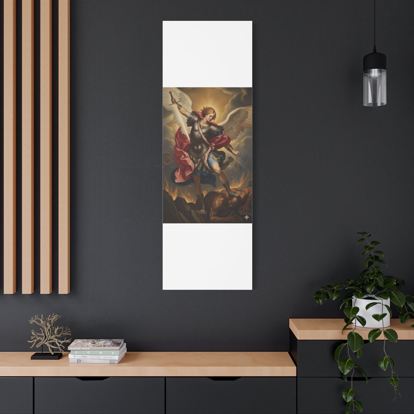 St. Michael Archangel Canvas Art Wrap – Classic Religious Wall Art